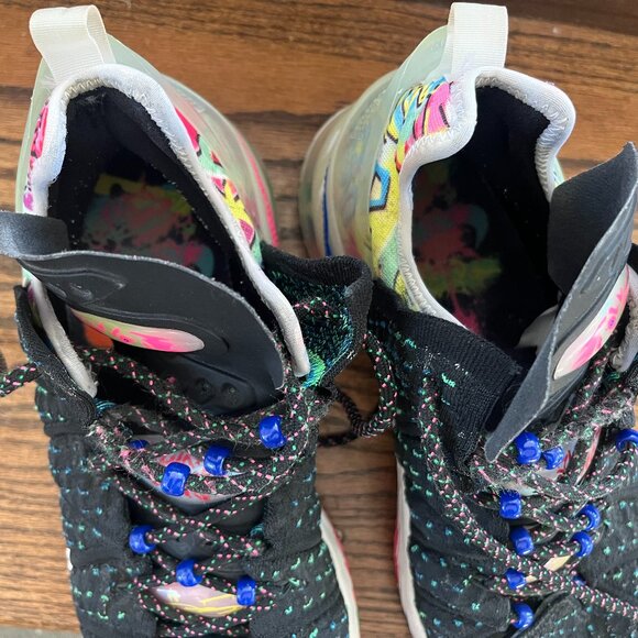 Nike LeBron 18 EP James Gang multicolored CQ9284-002 Men’s 8.5 EUC - Picture 5 of 7